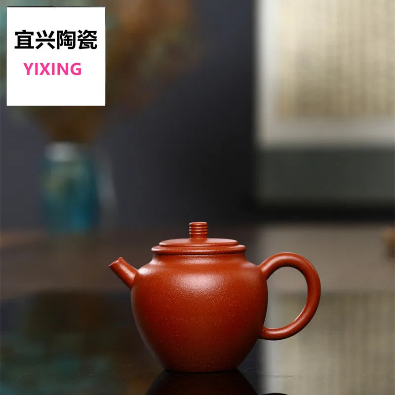 120cc Chinese teapot Yixing Purple Clay Teapot Handmade Raw Ore Dahongpao Multi-cai Pot Kung Fu Tea Set Yixing teapot