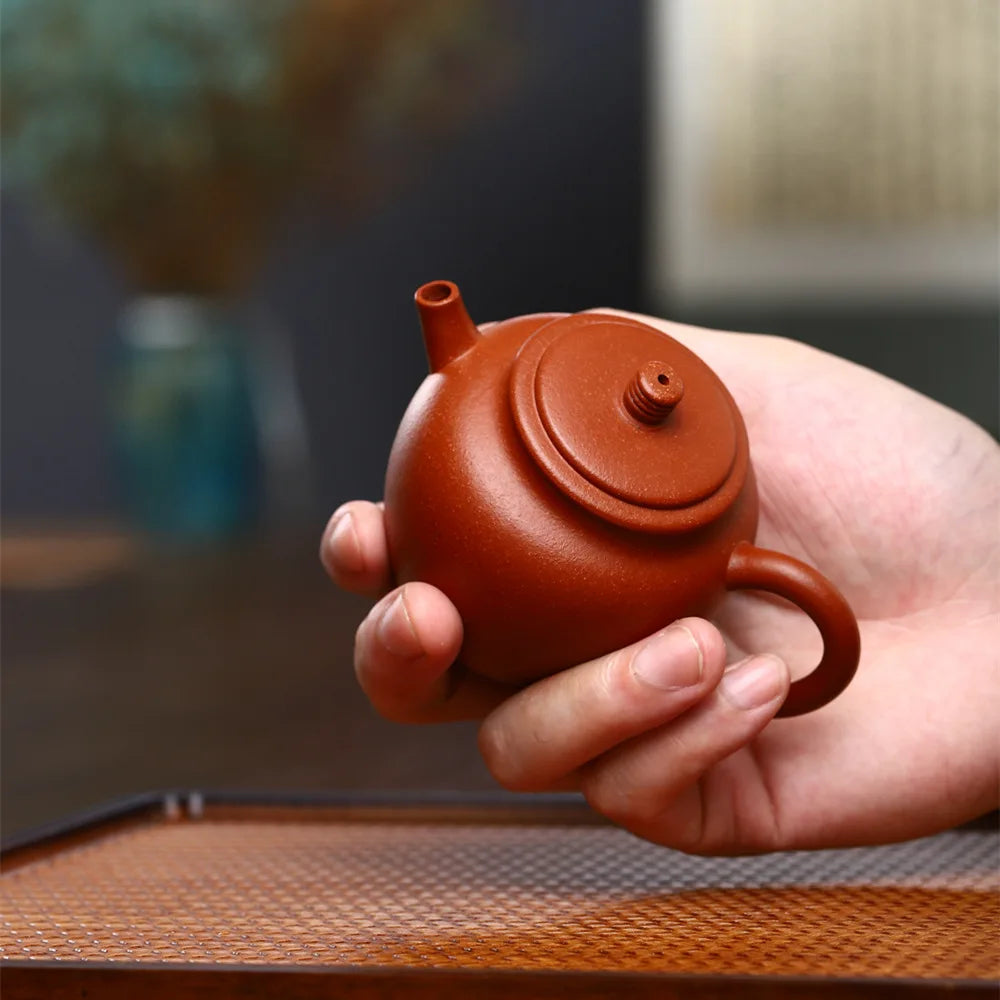 120cc Chinese teapot Yixing Purple Clay Teapot Handmade Raw Ore Dahongpao Multi-cai Pot Kung Fu Tea Set Yixing teapot
