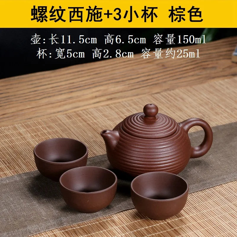 150cc Yixing purple clay Teapot Tea Pot  Handmade Kung Fu Tea Set Teapots Ceramic Chinese Ceramic Clay Kettle