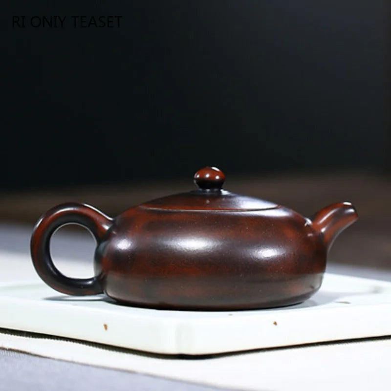 150ml Yixing Purple Clay Teapot Famous Handmade Raw Ore Zisha Tea Pot Chinese Authentic Tea Set Kettle Tea Ceremony Customized