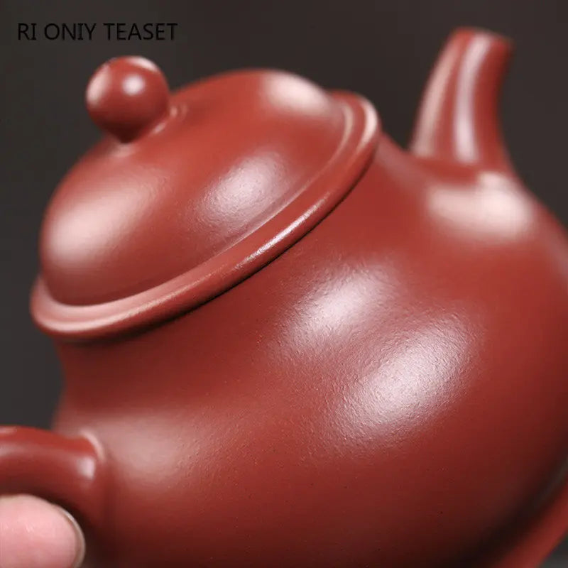 160ml Chinese Yixing Purple Clay Teapots Famous Artists Handmade Tea Pot Raw Ore Dahongpao Mud Kettle Zisha Tea Set Teaware