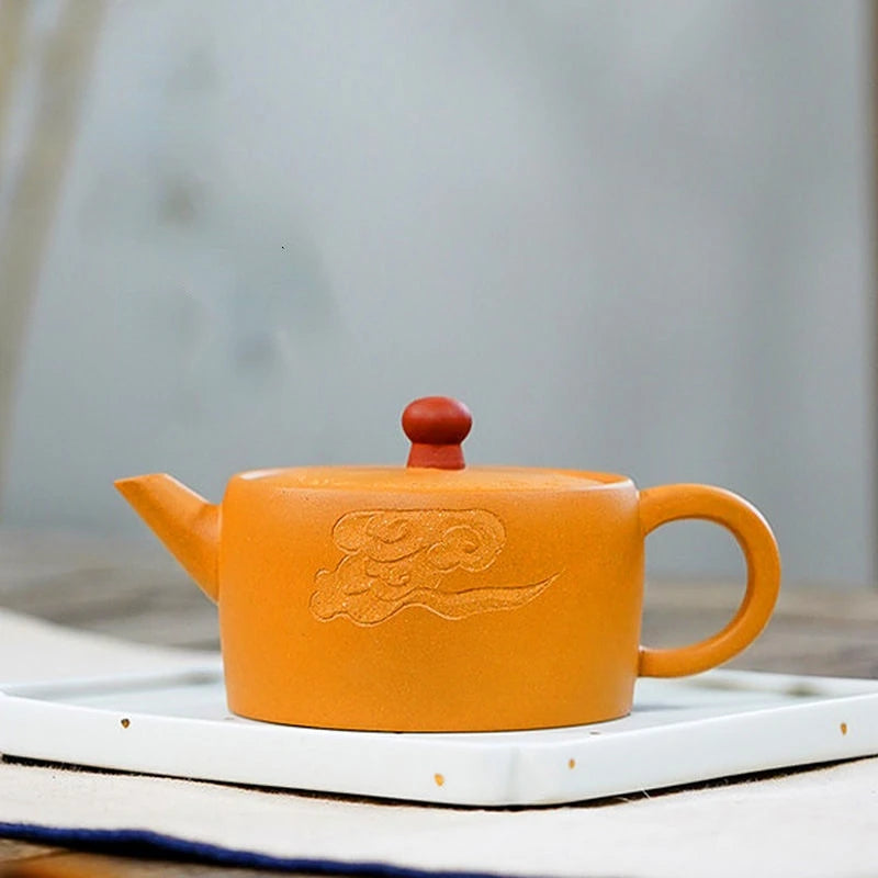 170ml Chinese Handmade Yixing Purple Clay Teapot  Small Capacity Tea Pot Kettle Puer Tea Set Kung Fu Zisha Teaware