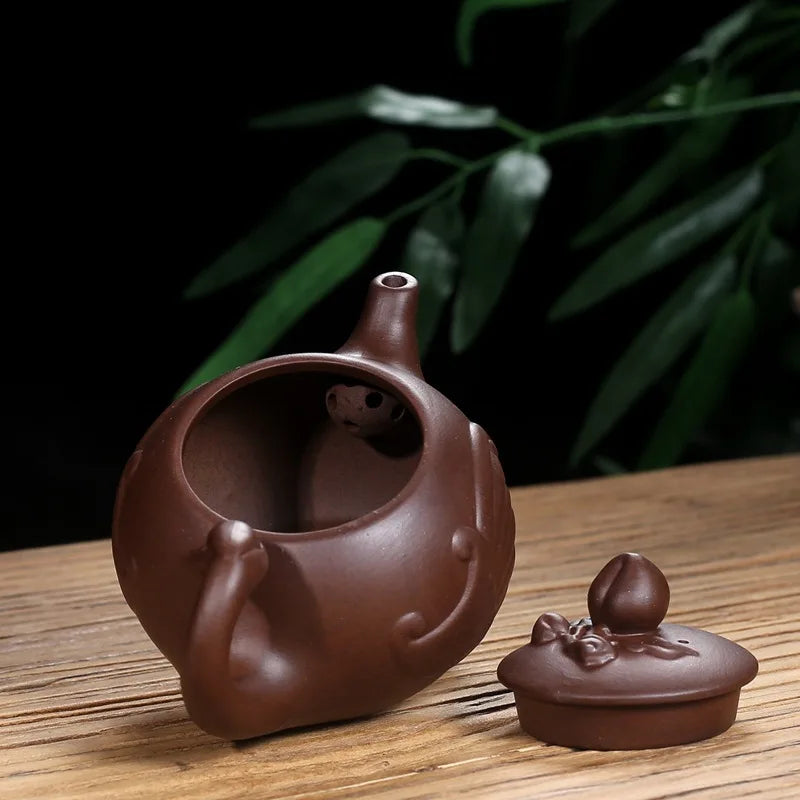 170ml Chinese Yixing Handmade Tea Pot Purple Clay Teapot Beauty Kettle Home Dahongpao Customized Teaware Tea Ceremony Tea Set