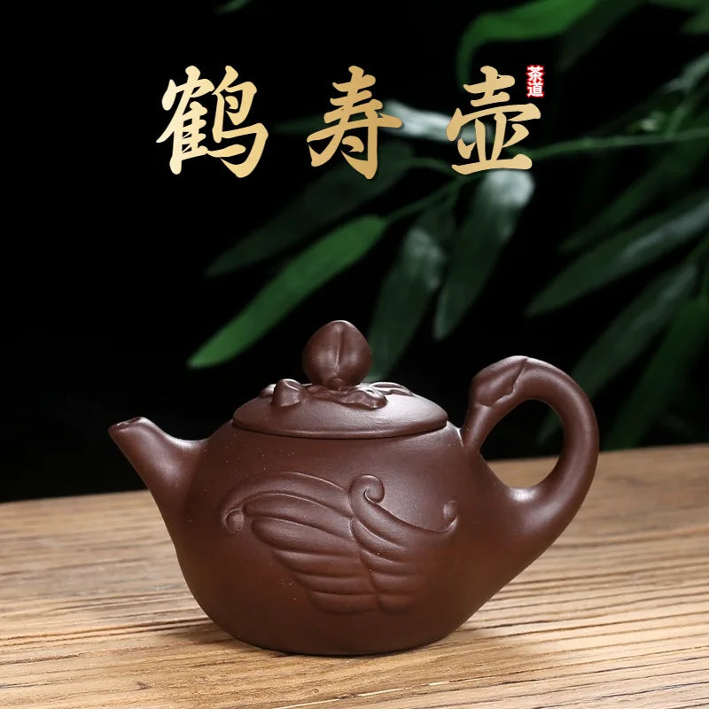 170ml Chinese Yixing Handmade Tea Pot Purple Clay Teapot Beauty Kettle Home Dahongpao Customized Teaware Tea Ceremony Tea Set