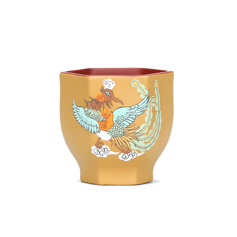175cc Yixing Zisha Cup Handmade Master Cup Chinese Water Chestnut Cup Teacup Tea Cup Kung Fu Tea Cup Purple Clay Teapot Teaware