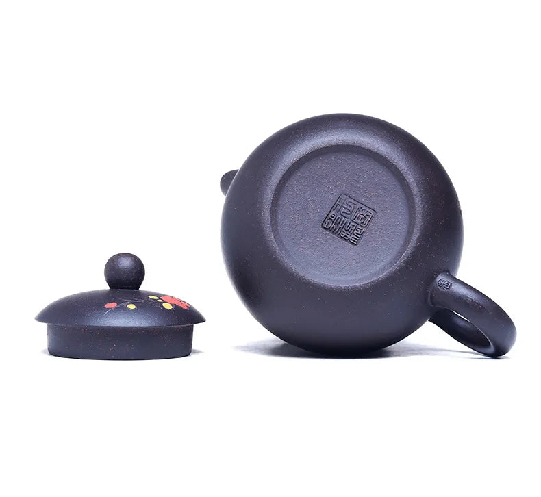 180CC Real Handmade Boutique purple Kettle Yixing Purple Clay Teapot Puer Tea Set Kung Fu shixi Zisha Teaware Tea Pot