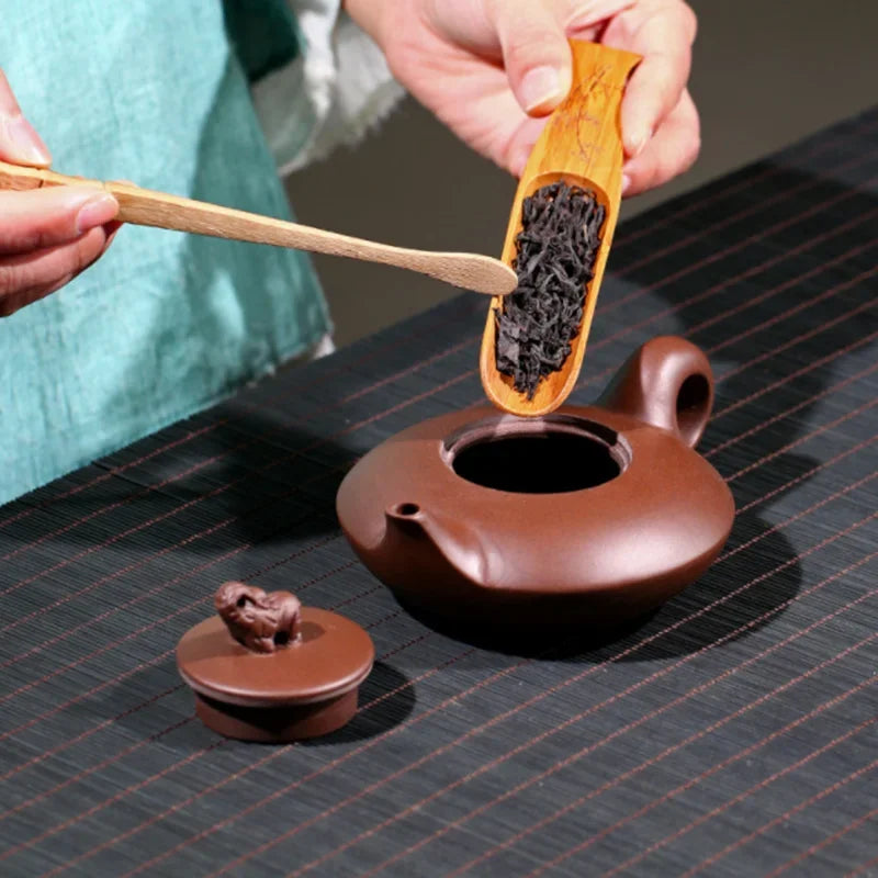 180ML Yixing Purple Clay Teapot Zisha Elephant Tea Pot Handmade Kung Fu Tea Set Teaware