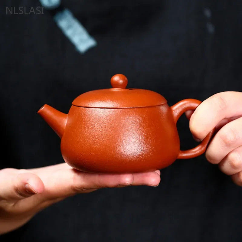 180ml Authentic Yixing Purple Clay Tea Pot Chinese Zhu Mud Filter Teaware Handmade Custom Beauty Teapot Zisha Tea Accessories