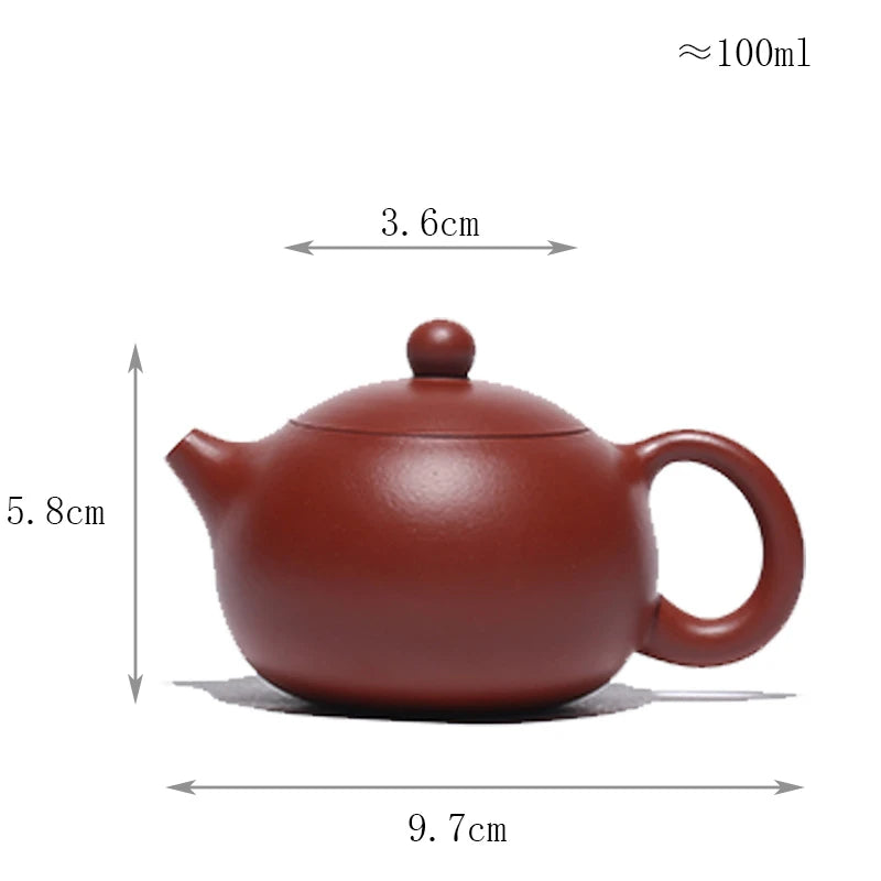 180ml Chinese Yixing Famous Artists Purple Clay Teapots Handmade Tea Pot Raw Ore Grey Section Mud Kettle Zisha Tea Set Teaware
