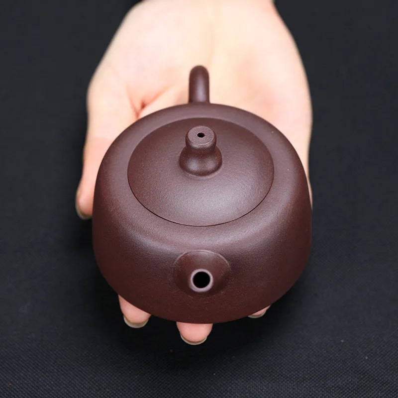 180ml Yixing Classic Tea Pot Purple Clay Ore Beauty Kung Fu Teaware Kettle Raw Ore Teapots Tea Ceremony Supplies