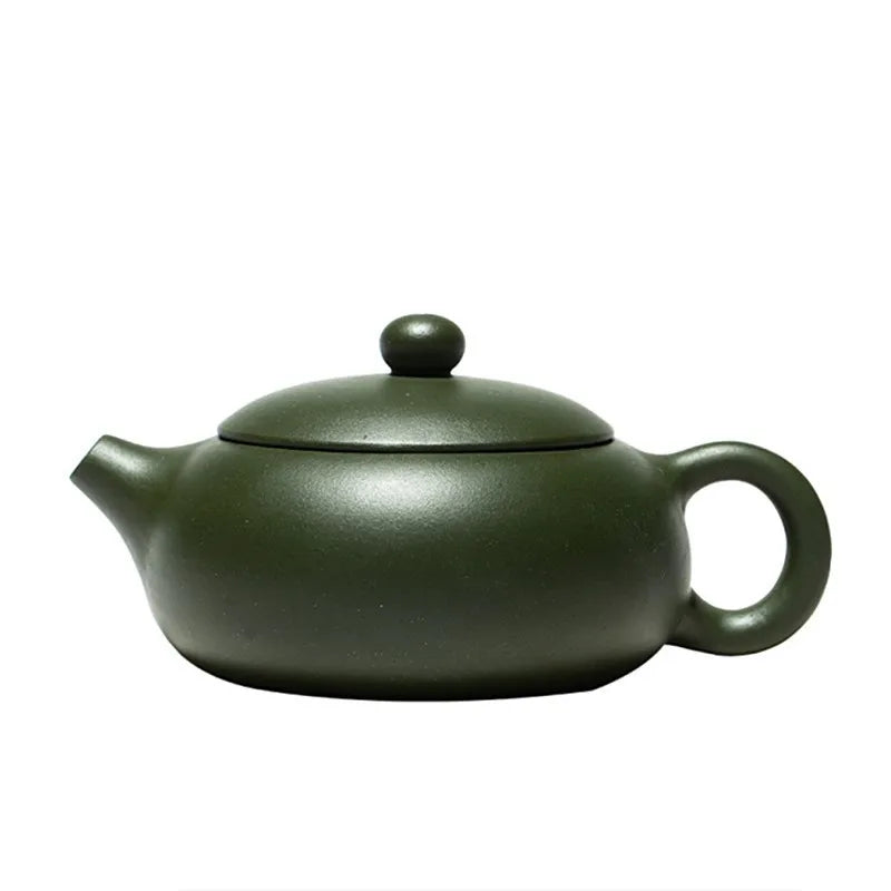 180ml Yixing Purple Clay Teapot Home Filter Tea Infuser Raw Ore Green Mud Beauty Kettle Xishi Tea Pot Chinese Zisha Teaware