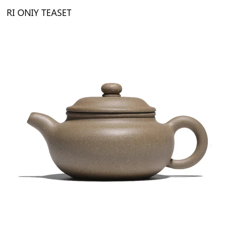 190ml Authentic Yixing Purple Clay Teapots Raw Ore Section Mud Antique Tea Pot Tea Ceremony Customized Zisha Teaware Supplies