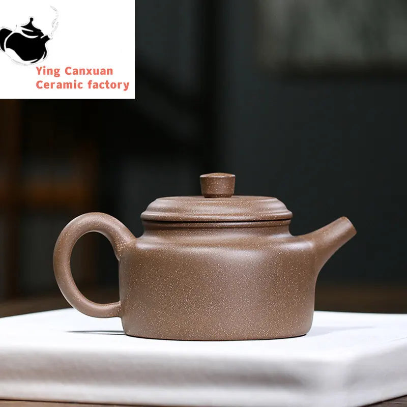 190ml Chinese Yixing Purple Clay Teapots Handmade Raw ore Tea Pot Beauty Kettle Famous Zisha Teaware Tea Ceremony Gifts