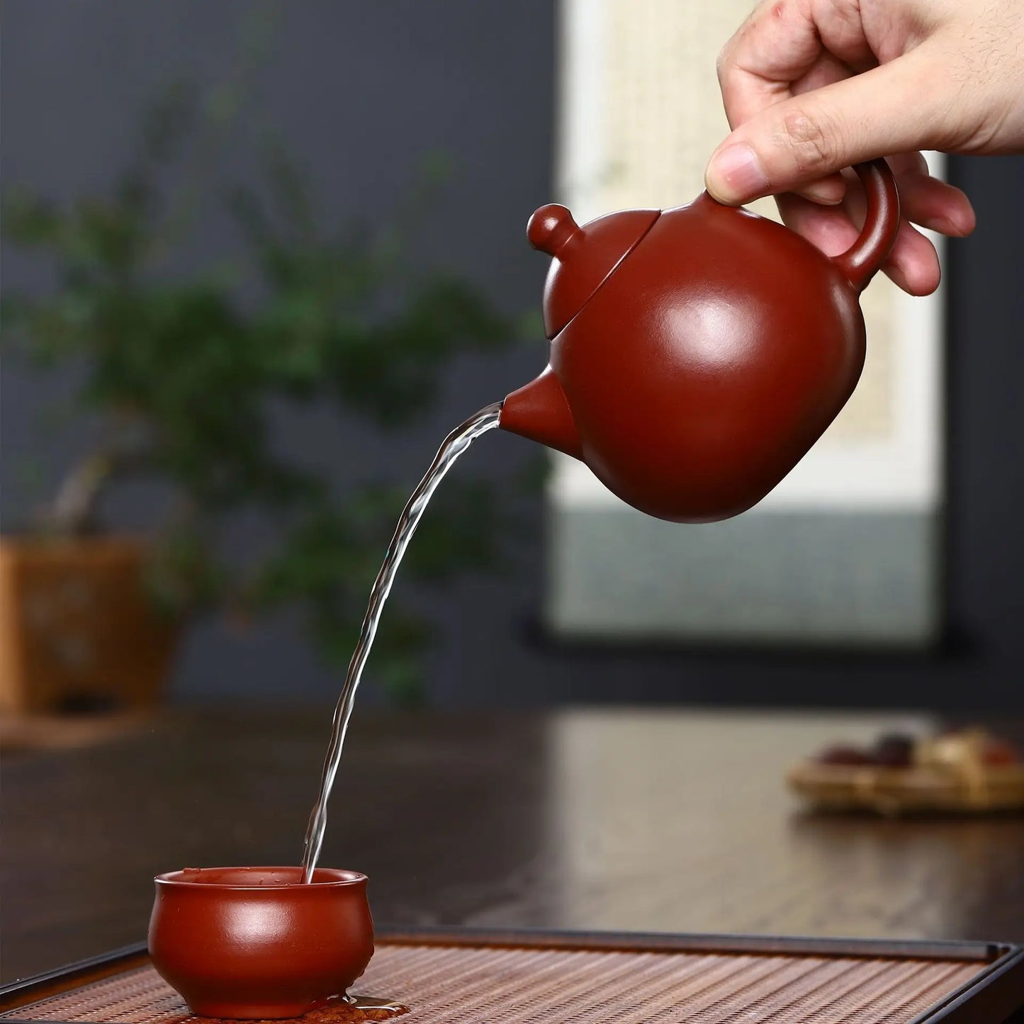 200cc Chinese Yixing Purple Clay Teapot Teaware Household Tea Ceremony Gifts Portable Authentic Handmade Tea Pots