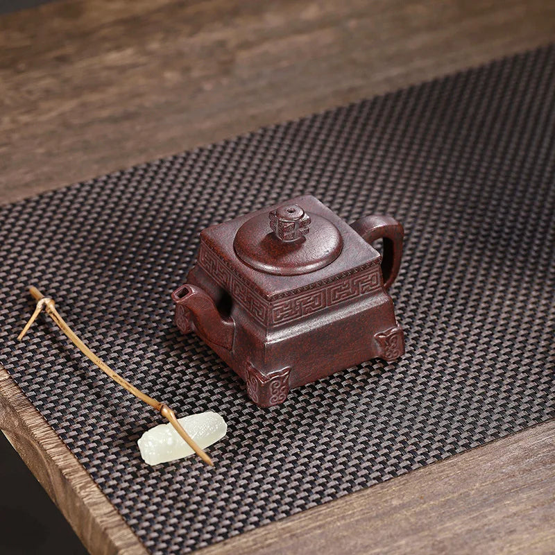 200cc Yixing Purple Clay Teapot Teapot Tea Kettle Tea Maker Coffee Table Tea Making Tool Teaware Handmade Teapots Tea Pot Gift