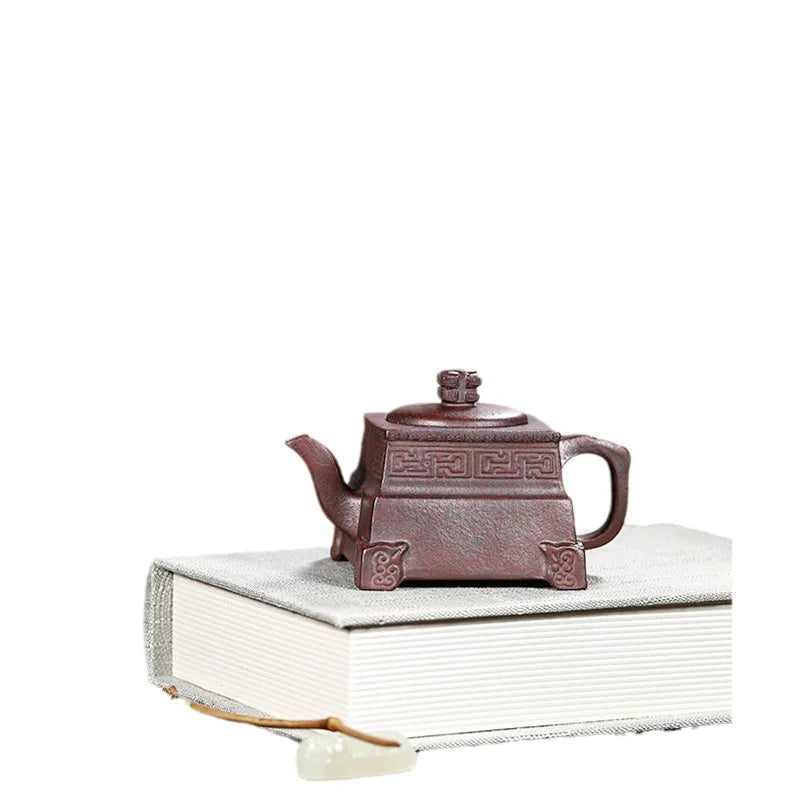 200cc Yixing Purple Clay Teapot Teapot Tea Kettle Tea Maker Coffee Table Tea Making Tool Teaware Handmade Teapots Tea Pot Gift