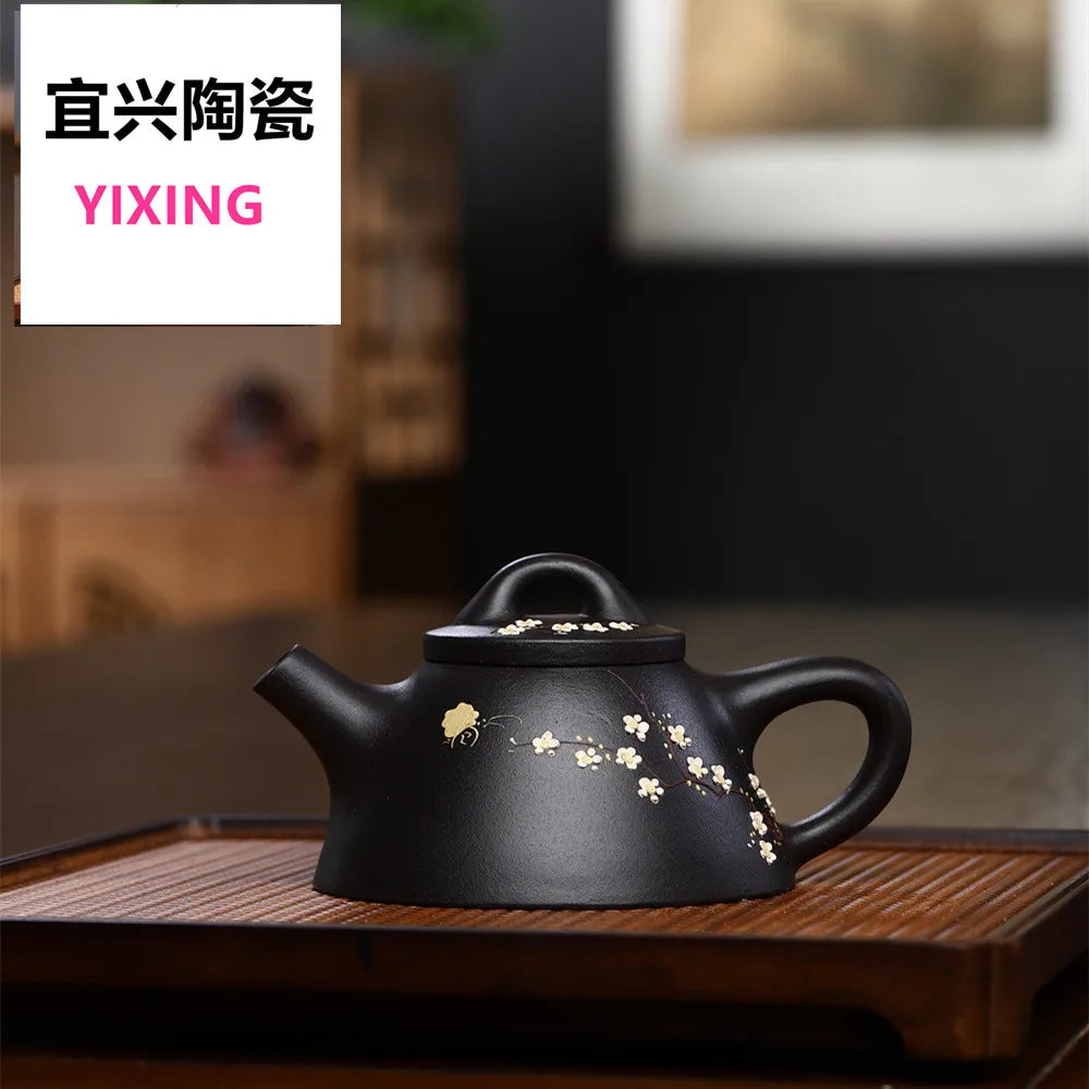 200ccYixing clay teapot Hand made Tea Pot Original Ore Red Stone Ladle Chinese Tea Pot Kung Fu Tea Set