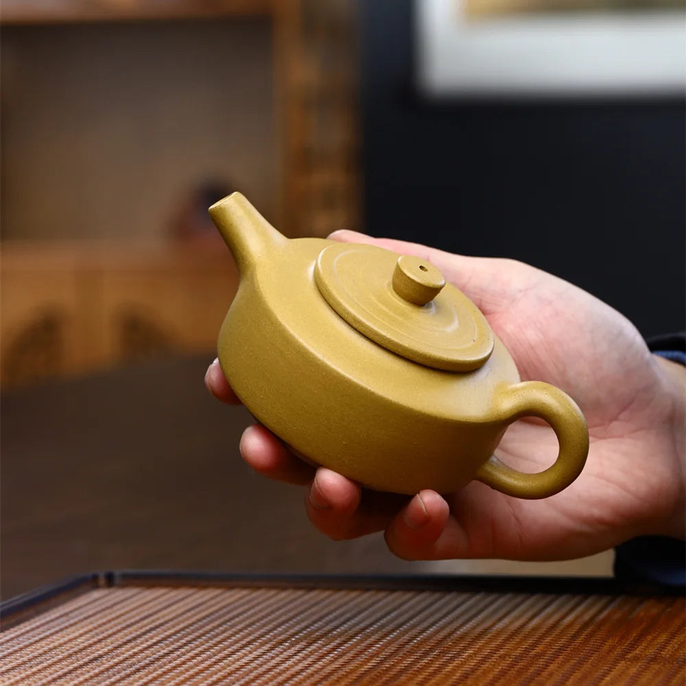 200ml Chinese Handmade Yixing Purple Clay Teapot Small Capacity Tea Pot Kettle Puer Tea Set Kung Fu Zisha Teaware