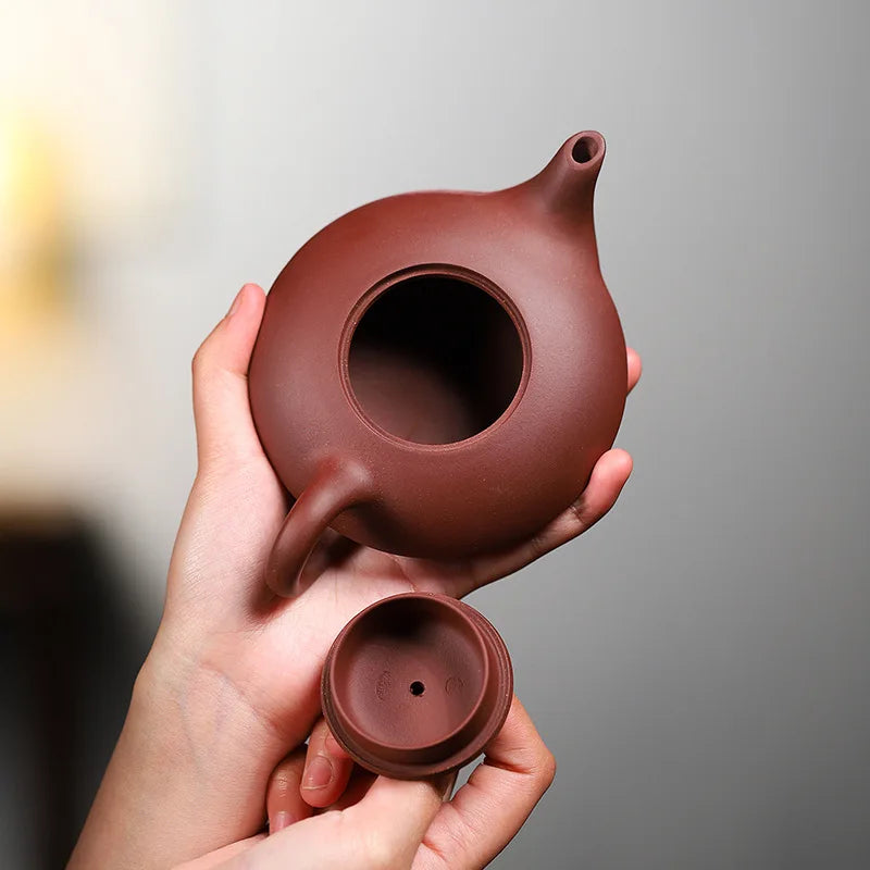 200ml Chinese Yixing Purple Clay Teapots Beauty Kettle Capacity Famous Handmade Tea Pot Raw Ore Zisha Tea Set Teaware