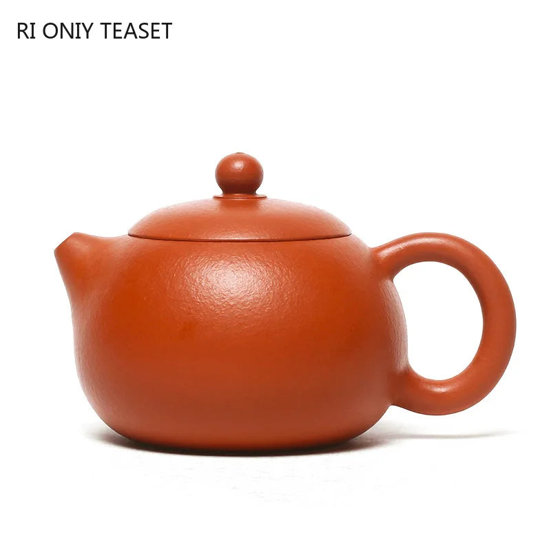 200ml Chinese Yixing Purple Clay Teapots Teaware Master Handmade Xishi Tea Pot Raw Ore Zhu Mud Beauty Kettle Zisha Tea Set