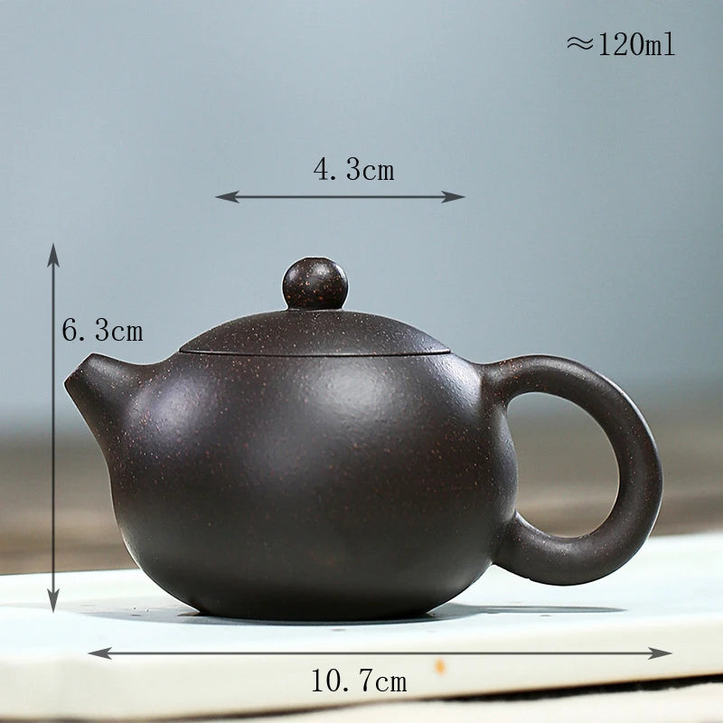 200ml Chinese Yixing Raw Ore Purple Clay Teapots Handmade Tea Pot Kettle High-end Zisha Tea Set Collection Teaware Gifts
