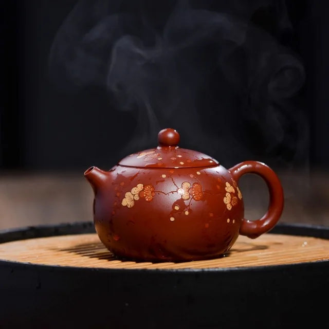 210ml Genuine Zisha Teapot Yixing origin mine famous Dahongpao all handmade Xi Shi teapot Kung Fu tea kettle tea table gift set