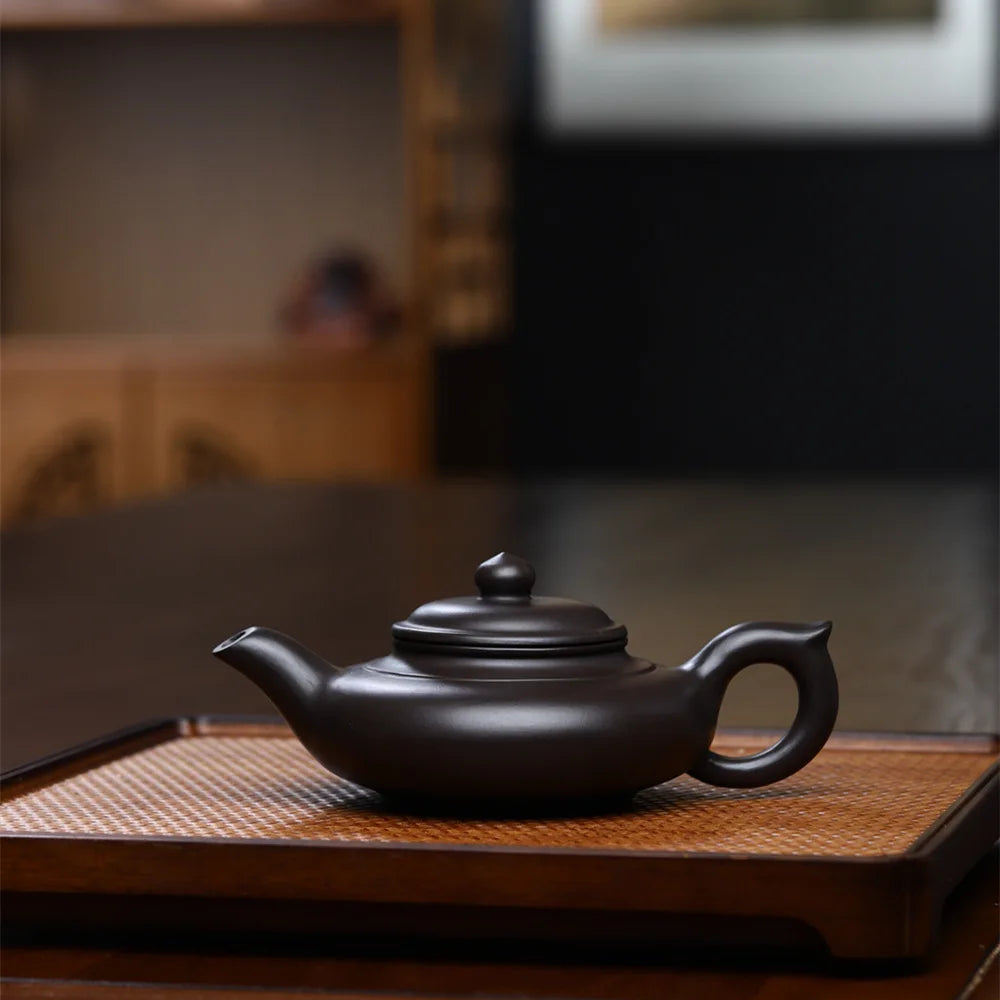 220cc Chinese Yixing Purple Clay Teapot Handmade Tea Pot Raw Ore Zisha Tea Set Customized Beauty Tea Maker