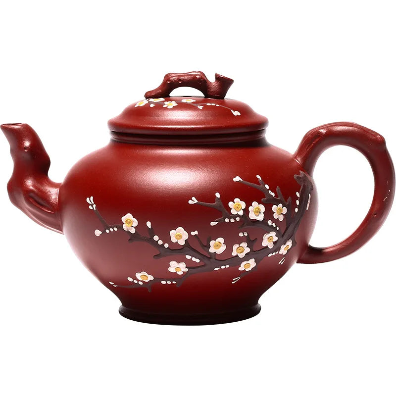 220cc Yixing Handmade Yixing clay teapot Original Mine Purple Blood Sand Tea Kung Fu Tea Set Chinese Tea Pot