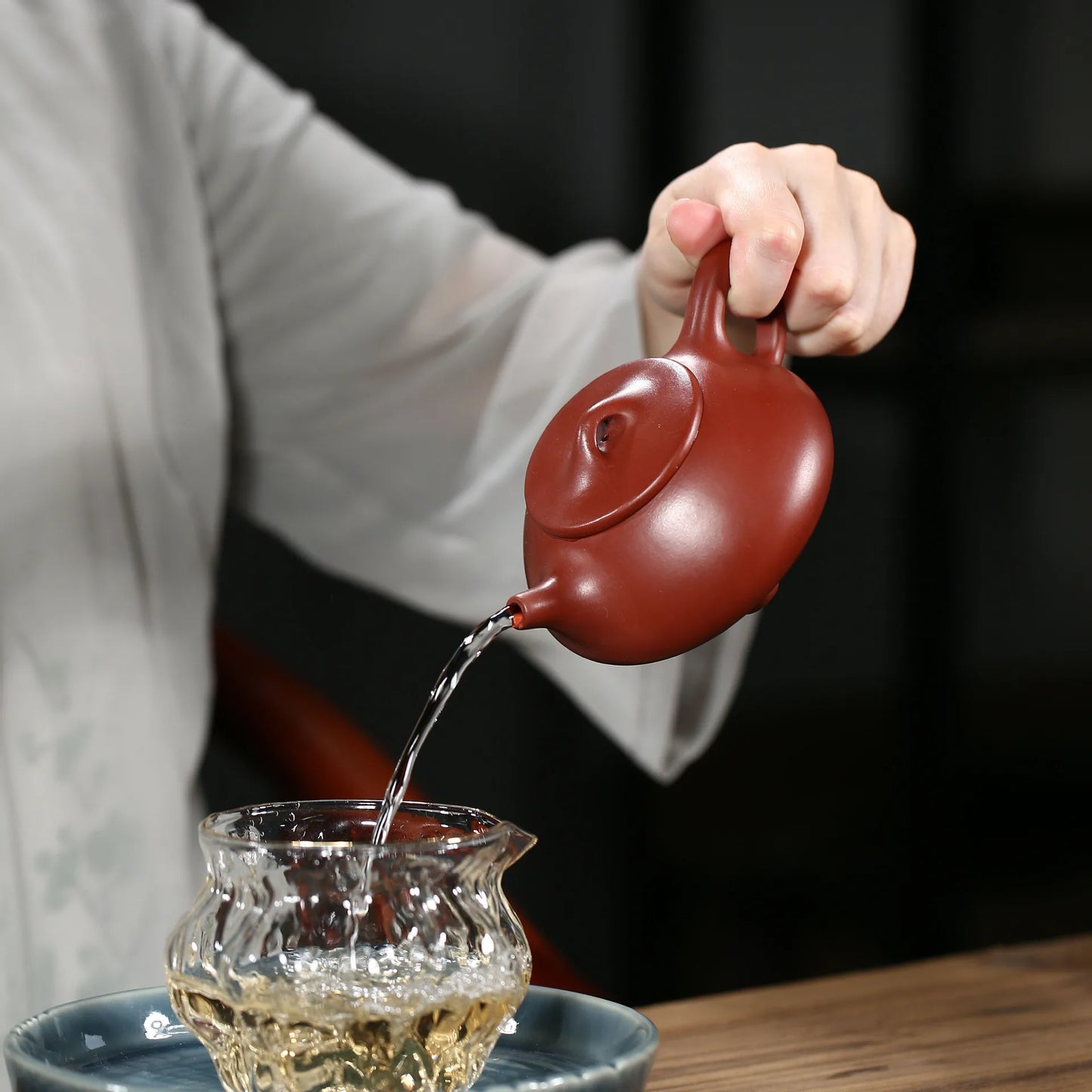220ml Authentic Yixing Raw Ore Purple Clay Teapots Famous Artists Handmade Tea Pot Beauty Kettle Chinese Zisha Tea Set Teaware