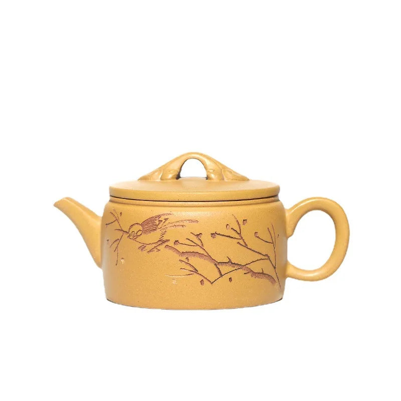 220ml Yixing Classic Tea Pot Purple Clay Ore Beauty Kung Fu Teaware Kettle Raw Ore Teapots Tea