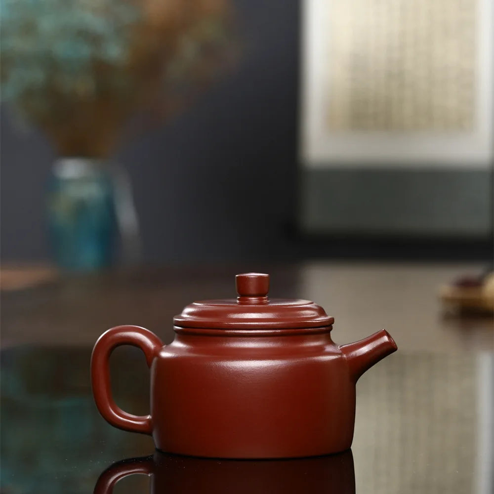 230CC Yixing Purple Clay Teapot Chinese Kettle Handmade Kung Fu Zisha Tea Set Puer Teaware