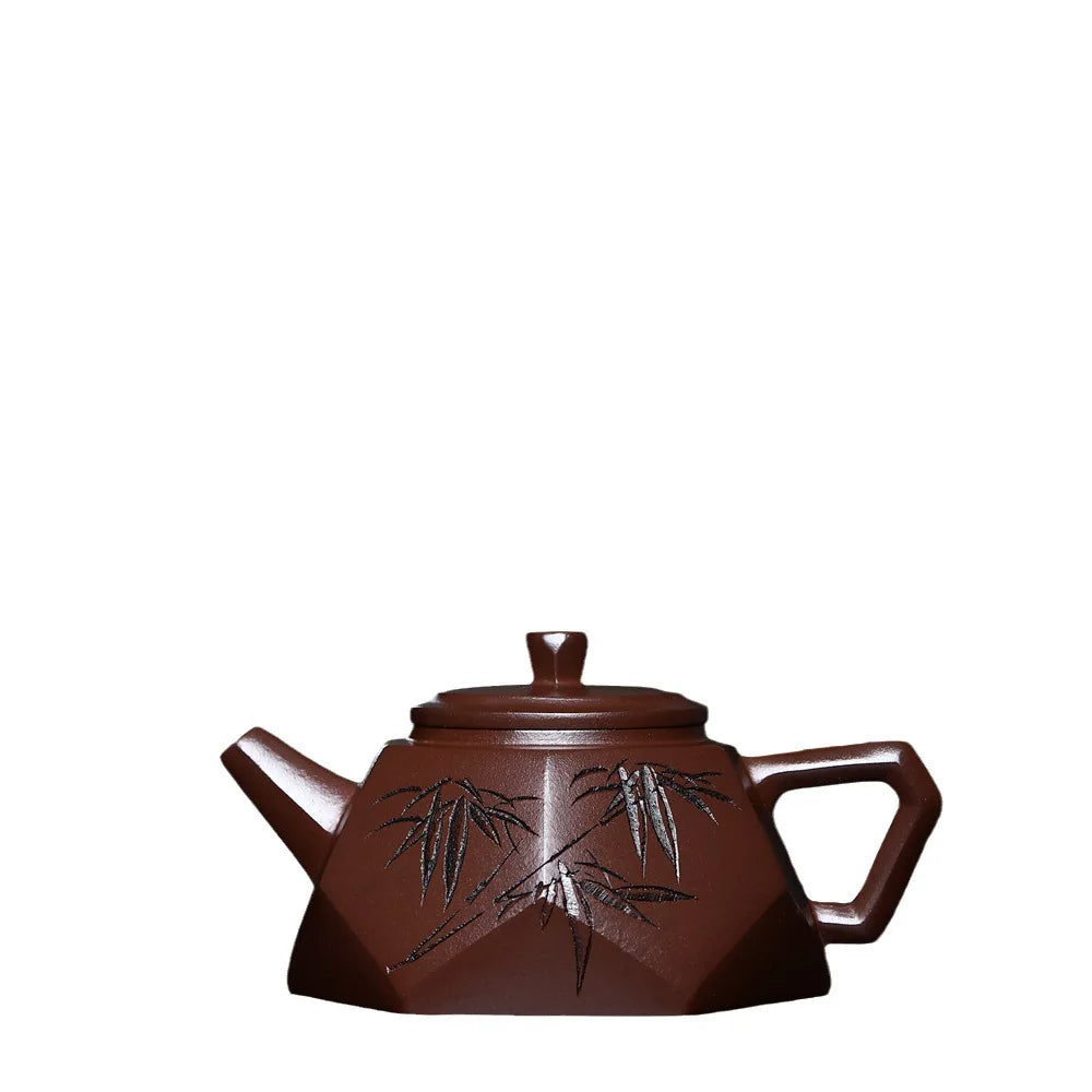 230cc Yixing Purple Clay Filter Tea Infuser Chinese Zisha Teaware Handmade Tea Pot Household Custom Beauty Teapot