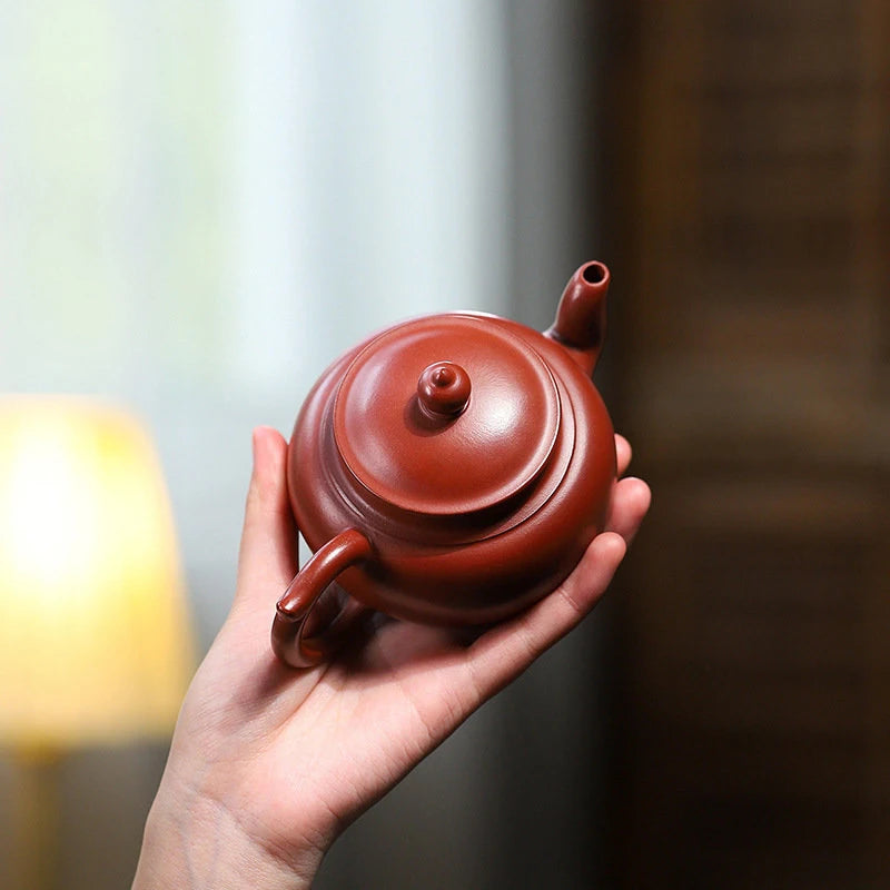 230ml Chinese Yixing Famous Purple Clay Teapots Handmade Tea Pot Raw Ore Dahongpao Mud Beauty Kettle Zisha Tea Set Teaware