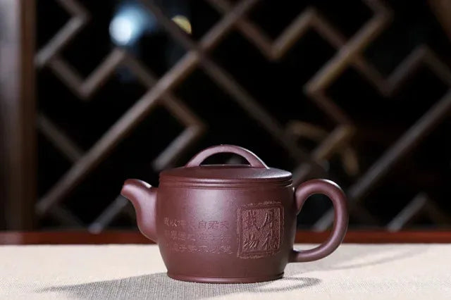 240ML Hanvar Bottom Groove Green  Chinese Tea Pot  Chinese Tea Pot  Tea Maker  Beauty Health  Puer Tea