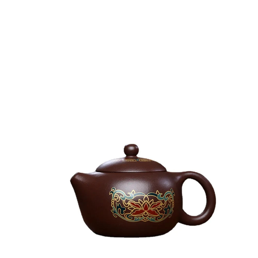 240cc Yixing Purple Clay Teapot Chinese Famous Handmade Xishi Tea Pot Authentic Zisha Tea Set Kung Fu Teaware Kettle