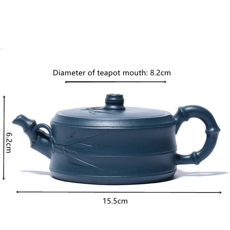 240ml Purple clay pot Tea Pot Kung Fu Tea Set Teapots Chinese Ceramic Kettle Gift High Quality Handmade bamboo teapot Clay pot