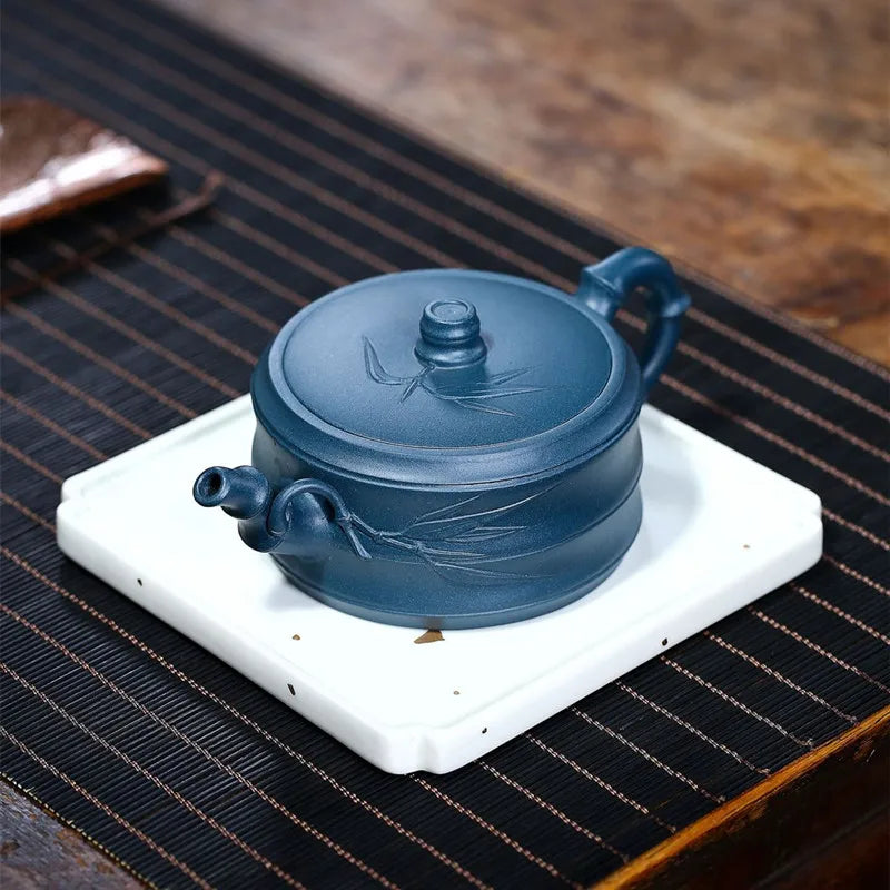 240ml Purple clay pot Tea Pot Kung Fu Tea Set Teapots Chinese Ceramic Kettle Gift High Quality Handmade bamboo teapot Clay pot
