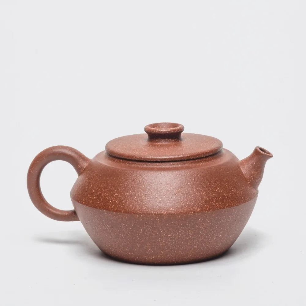 240ml Yixing Pottery Teapot Original Mine Famous Hand-made Round Button Pot Teapot Kungfu Tea Set Tea Set Gift Box Set Teaware