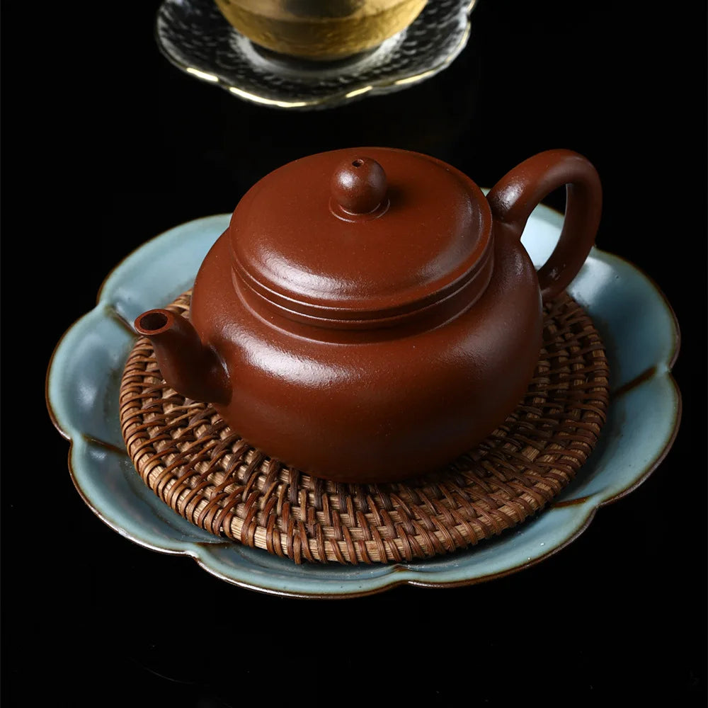 245cc Chinese Purple Clay Ceramic Tea Pot 225cc Natural Mud Kungfu Teapot Handmade Tea Kettle Filter for Loose Tea