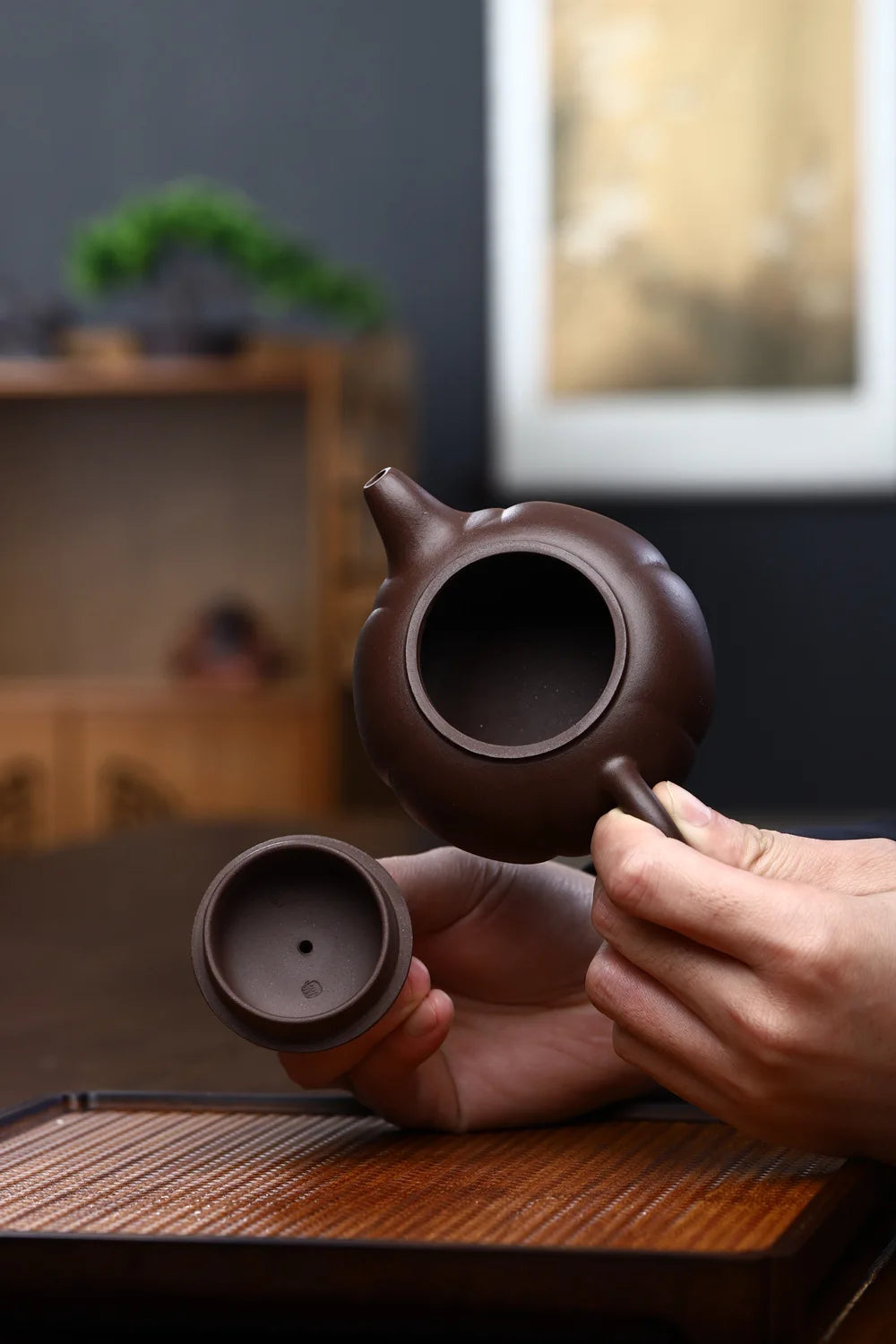 250cc Yixing Pumpkin Tea Pot Purple Clay Teapots Handmade Zisha Tea Set Authentic Teaware