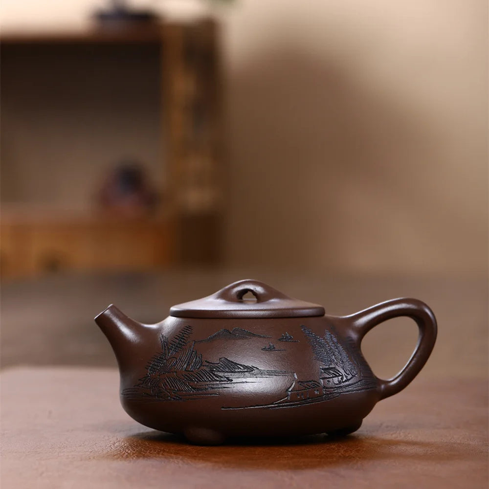 250ml Boutique Yixing Purple Clay Tea Pot Master Handmade Beauty Teapot Tradition Zisha Filter Teaware Customized Tea Infuser