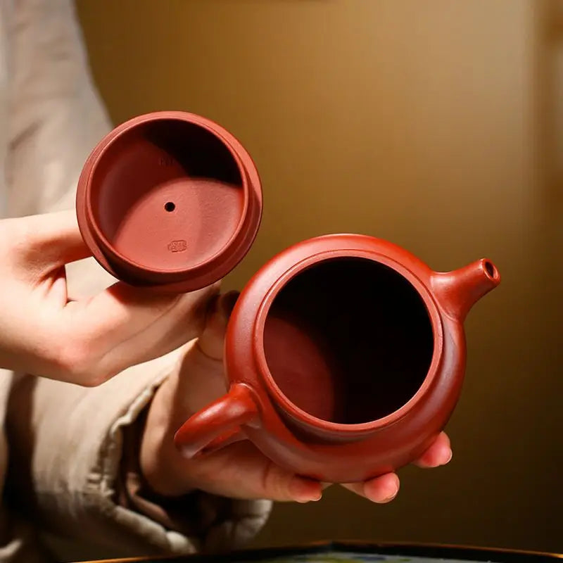 250ml Yixing Classic Tea Pot Purple Clay Ore Beauty  Kung Fu Teaware Kettle Raw Ore Teapots Tea Ceremony Supplies