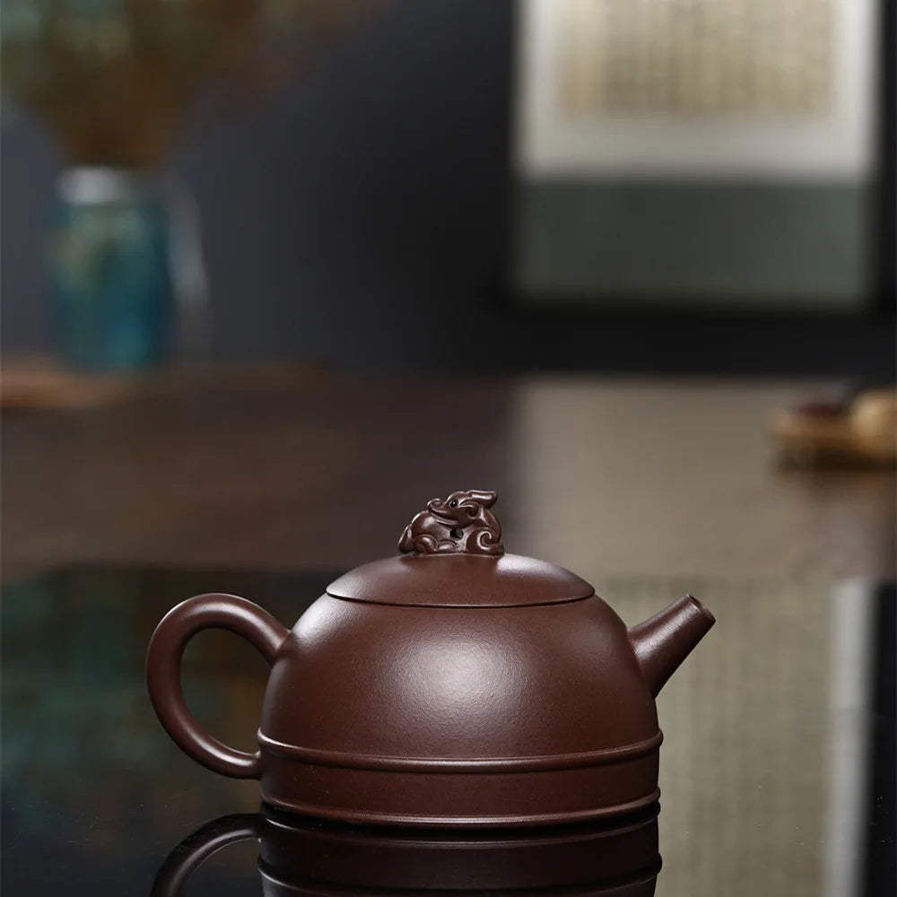 280cc Yixing Purple Clay Teapot Chinese Famous Artists Handmade Xishi Tea Pot Beauty Kettle Zisha Tea Set Teaware