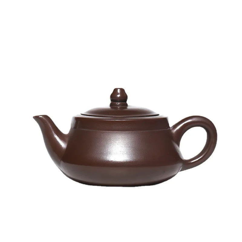 280ml Chinese Yixing Purple Clay Tea Pot Home Dahongpao Customized Teaware Handmade Xishi Teapot Kettle Tea Ceremony