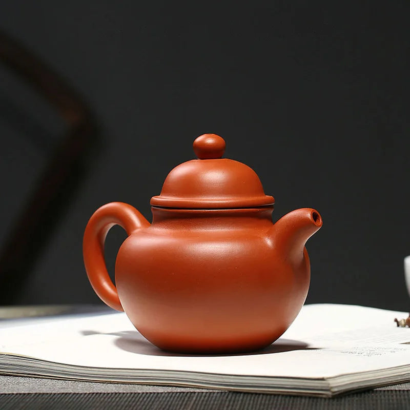 300CC Chinese Ore Beauty Kettle Yixing Clay Teapot Puer Tea Set Spherical Tea Pot Kung Fu Zisha Teaware Fine Gift