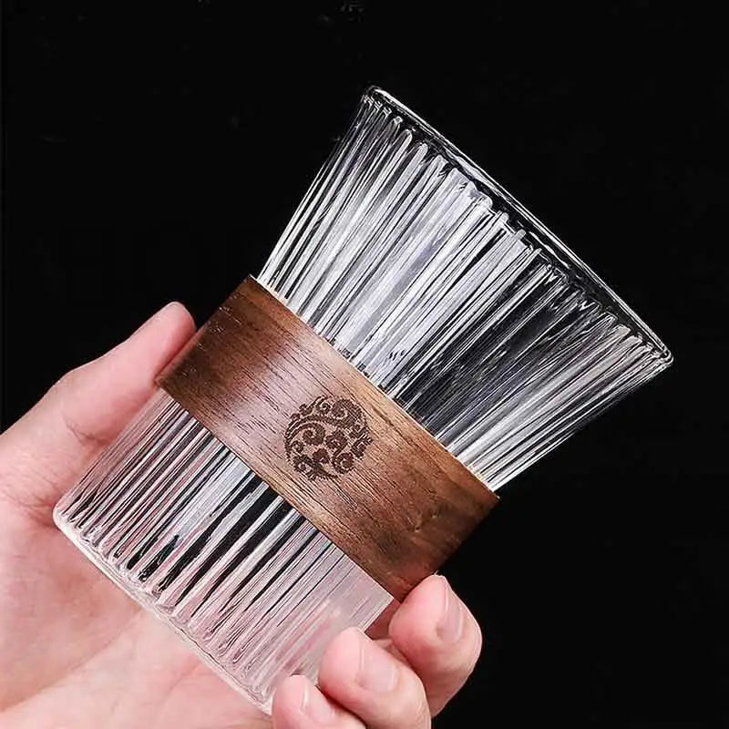 300Ml Japanese Glass Tea cup Heat-Resistant Glass Teapot Puer Kettle Kung Fu Tea Set Tea Ceremony Cup  office Water cup