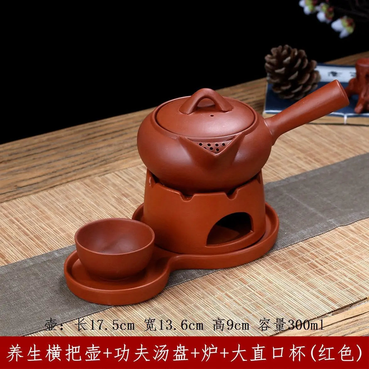 300cc Purple Clay Teapot Handmade Tea Set Pot Chinese Kung Fu Tea Pot Kettle Teapot Zisha Ceramic Pottery China Tea Set Pitcher