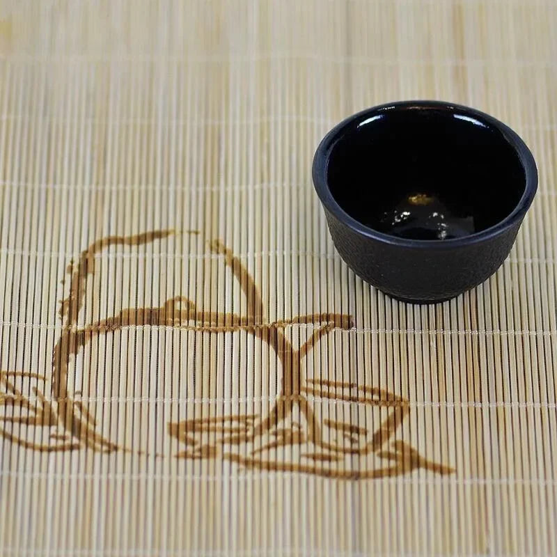 30ml Mini Black Cast Iron Teacups Japanese Tea Cups Set Cast Iron Teapot Drinkware Tools Tea Accessorries