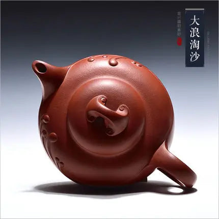 320ml Yixing Zisha tea pot authentic purple clay whole handmade teapot Kung Fu tea kettle tea gift clear cement ceramic