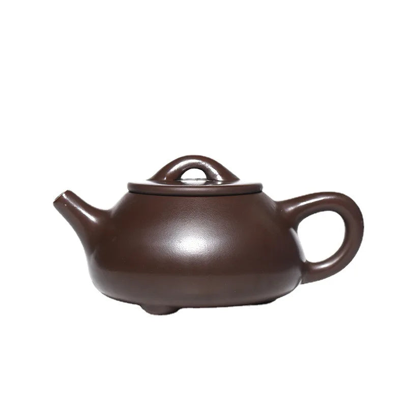 330cc New Chinese style purple sand painted gold Dahongpao tea pot, household tea ceremony tea set puer tea kung fu